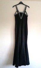 AMANDA WAKELEY Elements Black Sequin Formal/Prom/Evening Dress - Size 8