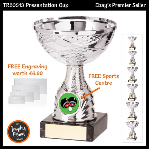 Lawn bowls cup trophy silver - cup,