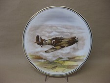Hawker Hurricane Display Plate ~ Edwardian Fine China Wall Plate ~ 10 1/2"