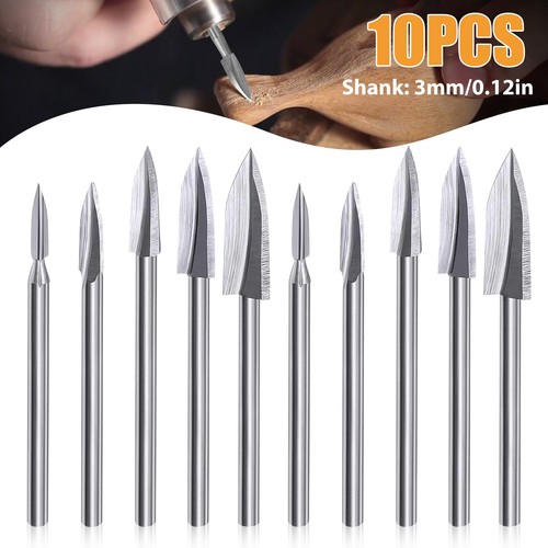 10pcs wood carving - 1/8",