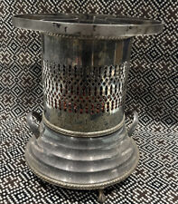 VINTAGE Primus Stove 2005 BOTTLE  With Silver Plate Holder Cooking Grill RARE