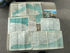 ISLE OF WIGHT RAILWAY MAPS TICKETS POST C RYDE NEWPORT VENTNOR SHANKLIN SANDOWN