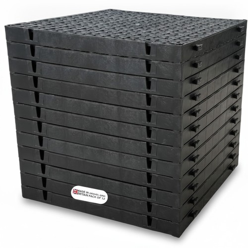 Black plastic paving driveway - black,