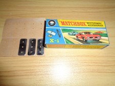 Vintage Lesney Matchbox X-1 Motorway Accessories boxed - Incomplete