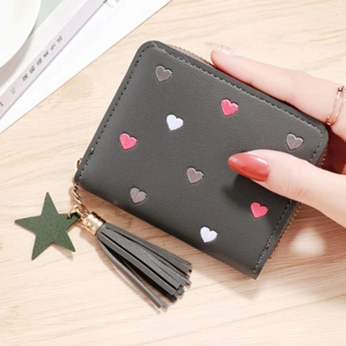Girl tassel zipper - tassel, coin