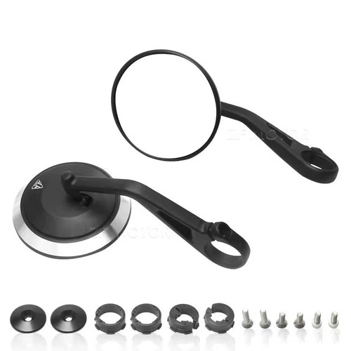 Motorcycle bar end - end, rearview