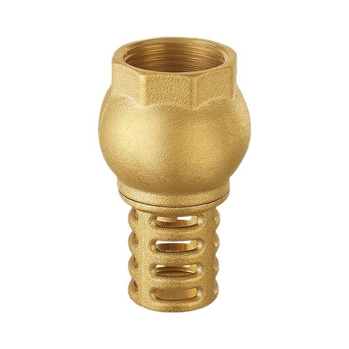 Brass water pump foot valve - brass,