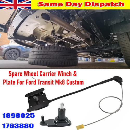 Spare wheel carrier winch - spare,