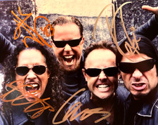 METALLICA Band Signed [LARS