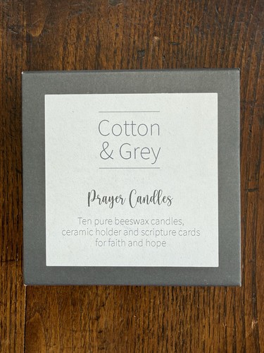 Cotton grey prayer - prayer, 10
