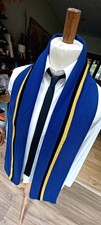 VINTAGE 1950S COLLEGE/UNIVERSITY WOOL STRIPED SCARF IVY LEAGUE/MOD/SCOOTERIST