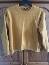 Uniqlo Yellow Wool Jumper Size L