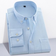 Men Down Shirts Long Sleeve