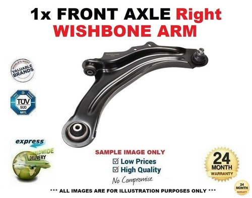 Front right lower wishbone - front,