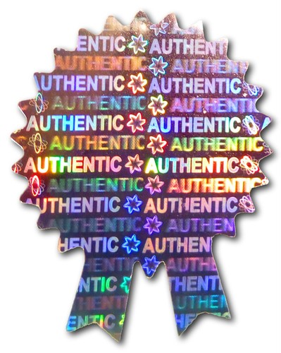 Rosette certificate hologram - rosette,
