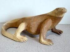 Wooden Hand Carved Komodo Dragon Handmade Wooden Carving Ornament.....