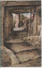 LOVELY OLD POSTCARD - TEMPLE