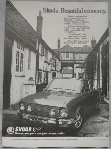 1977 skoda 110r - s.110r, coupe