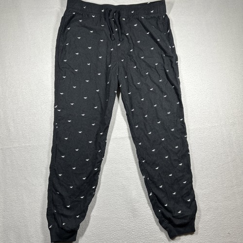 Hollister black jogger logo - jogger,