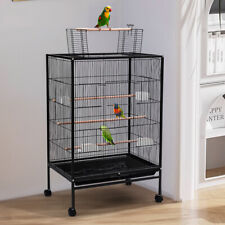 Rolling Parrot Cage Open