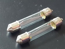 Pair of Vintage Morris 8 Eight Series 1 Lucas Trafficator Bulbs Slim 6 Volt 3W