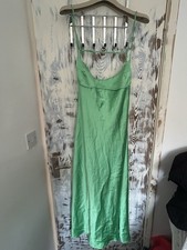 Zara Mint Green Satin Maxi