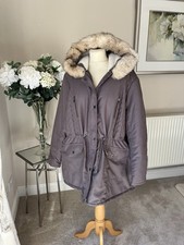 BONMARCHE ladies brown hooded