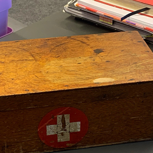 Wooden medical storage - medical,