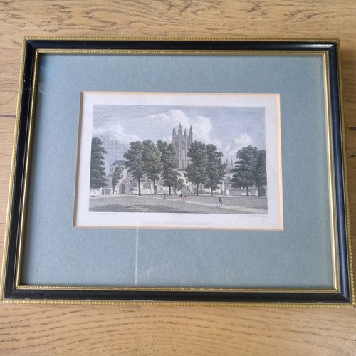 Framed vintage 1832 print - , of