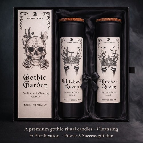 Ancient witch ritual candle - witch,
