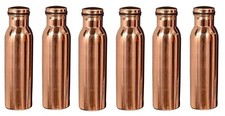 Plain Pure Copper water bottle