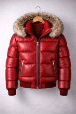 Men’s Genuine  Puffer Red