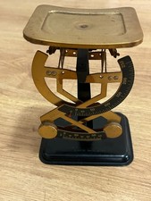 Jakob Maul German Vintage Antique Postal Bilateral Brass And Metal Letter Scales