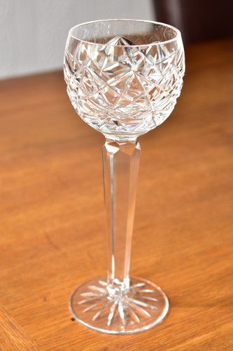 Heavy crystal wine goblet - heavy,