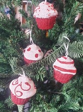 Red and White Cupcake