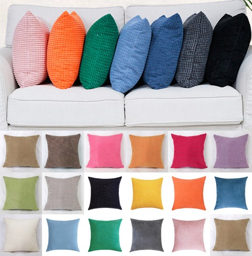 Large plain cushion cover - cushion,