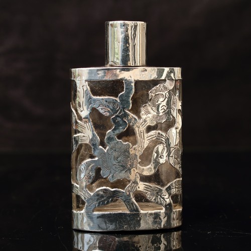 Sterling silver overlay - silver,