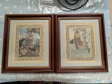 2 X Framed illustrations from The Rubáiyát of Omar Khayyám.
