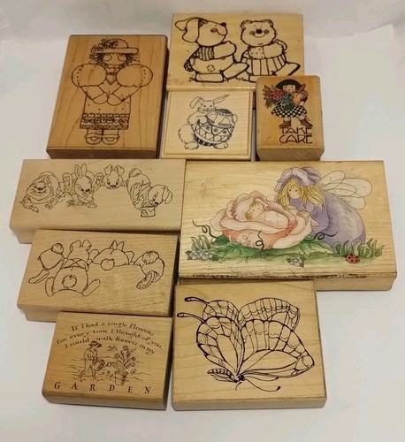 Rubber stamp bundle job - rubber,