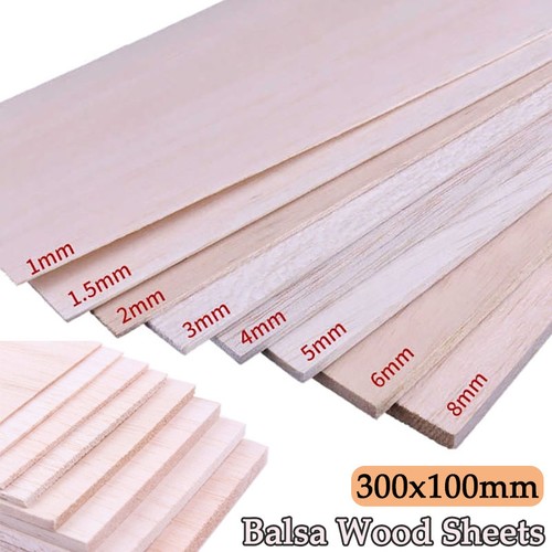 Balsa wood sheets wooden - wooden, plate