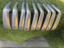 ADAMS GT TIGHT LINES IRON SET. 3 TO SW. REGULAR GRAPHITE SHAFTS & JUMBO GRIPS.