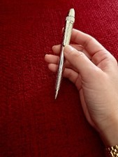 Rolex Vintage-Style Palladium-Finish Ballpoint Pen, New Boxed, Exclusive Ad Gift