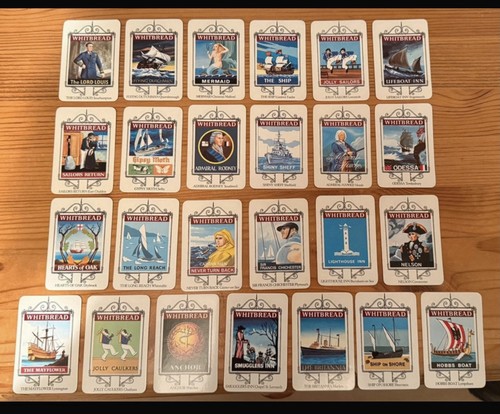 Set whitbread sign cards - set, of