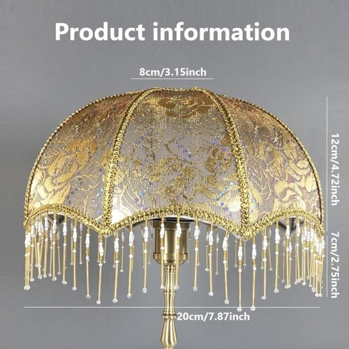 European vintage lampshade - european,