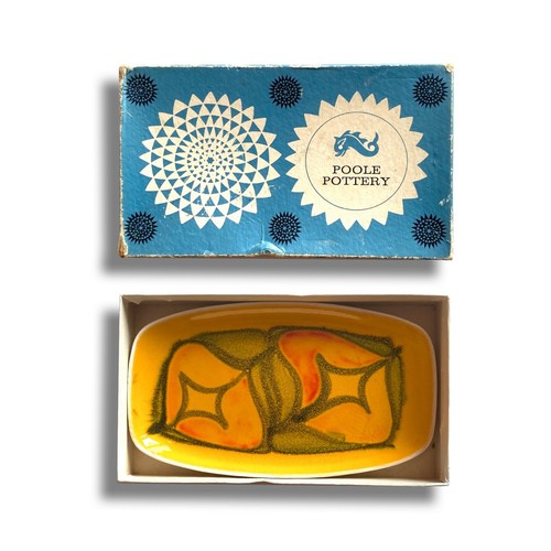 Poole pottery yellow delphis - yellow,