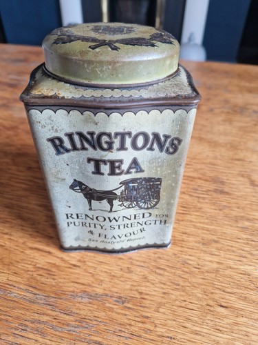 Vintage ringtons tea tin - tea,