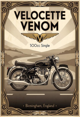 Classic vintage motorcycle - vintage,
