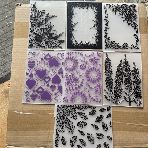 Plastic embossing plates - embossing,