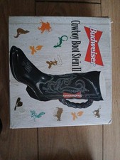 Rare Vintage Collectable 97 Budweiser Stein Ii Boot With Certificate