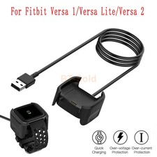 For Fitbit Versa/Versa Lite / Versa 2 USB Charger Charging Power Dock Cradle
